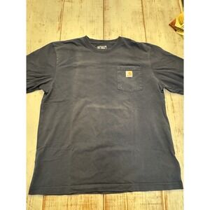 Carhartt Men'S K87-NVY Large Short Sleeve T-Shirt - Navy